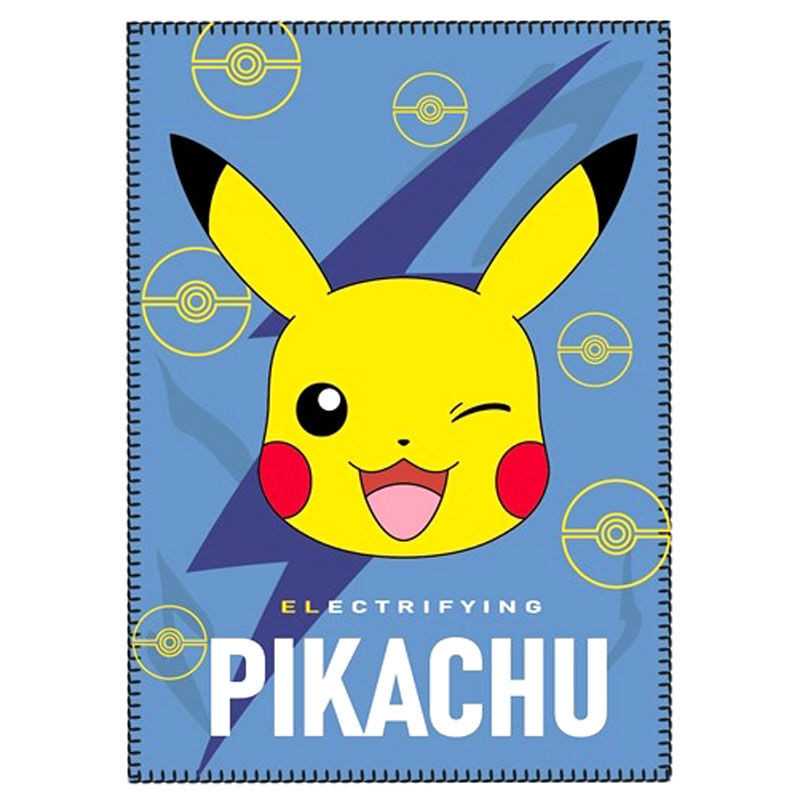 Plaid Polaire Pikachu - Pokemon - 100% Polyester 100x140cm