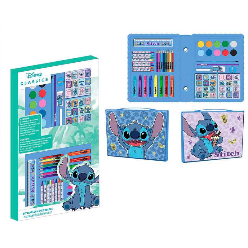Set Papeterie/Coloriage Stitch - Lilo & Stitch - Cerda - AmuKKoto