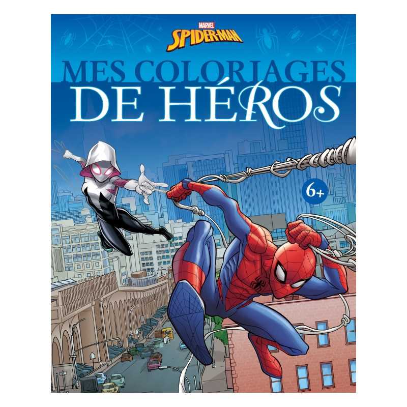 Livre de Coloriage Coloriages Mes coloriages de héros - Marvel Spider-Man  - Hachette Jeunesse - AmuKKoto
