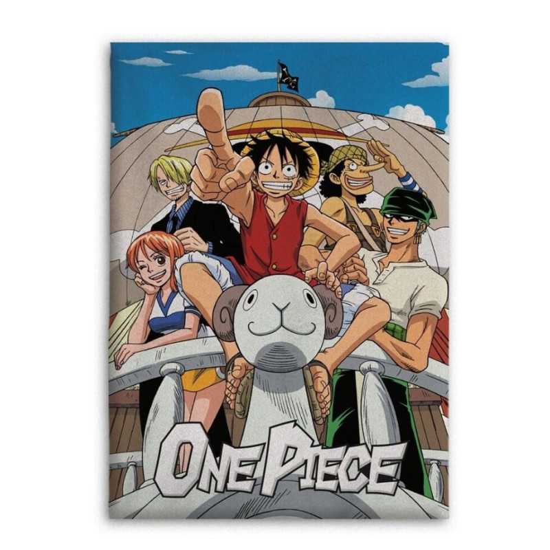 Plaid Polaire Equipage au Chapeau de Paille One Piece - 110x150cm